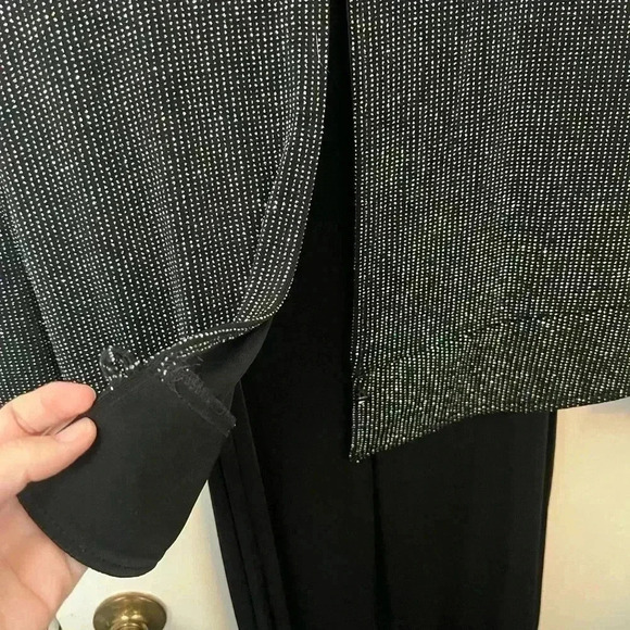 Vintage Ronni Nicole Petite by Ouida- Maxi Dress with Sparkle Jacket- 14 Petite - Picture 7 of 10